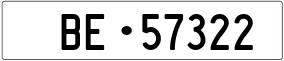 Truck License Plate